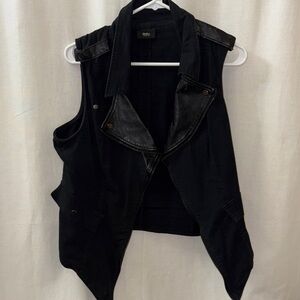 Mossimo Supply Co. Black Ribbed Knit Top